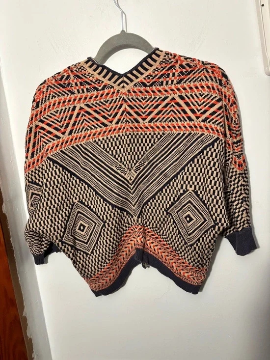 Anthropologie Moth Jacquard Circle Cardi sweater - Picture 3 of 5